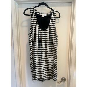Vintage Low Cut Shift Dress